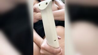 Lesbians: Her fingers + the wand = never ending orgasms #2
