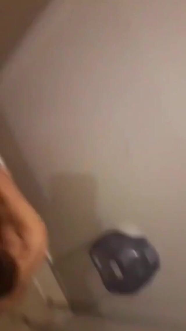 Going wild in a public restroom