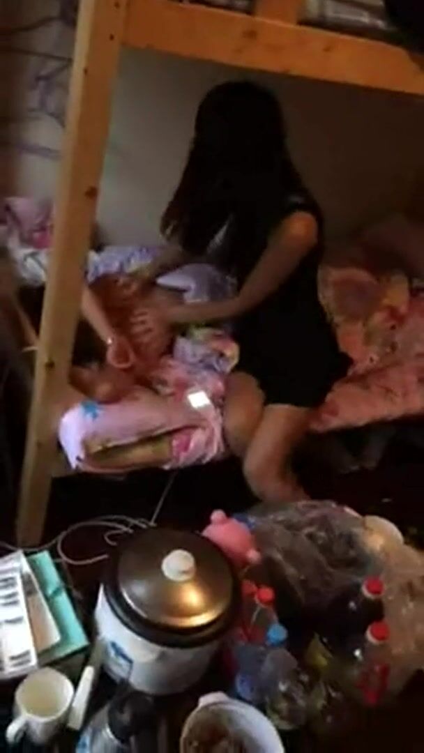 She can't resist those tits