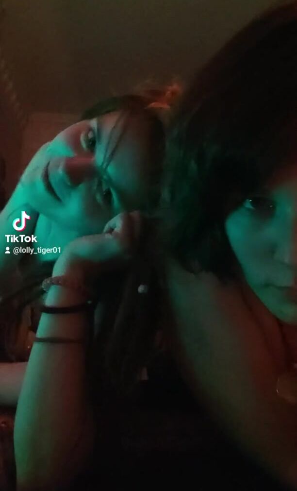 two girls have fun together what could be more beautiful?