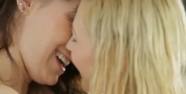 Sensual Lesbian Kissing