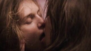 Lesbians: Katie Cassidy kiss scene #2
