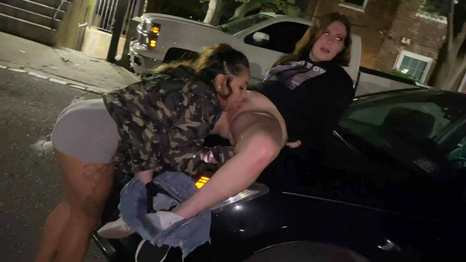 Lesbians pussy eating public