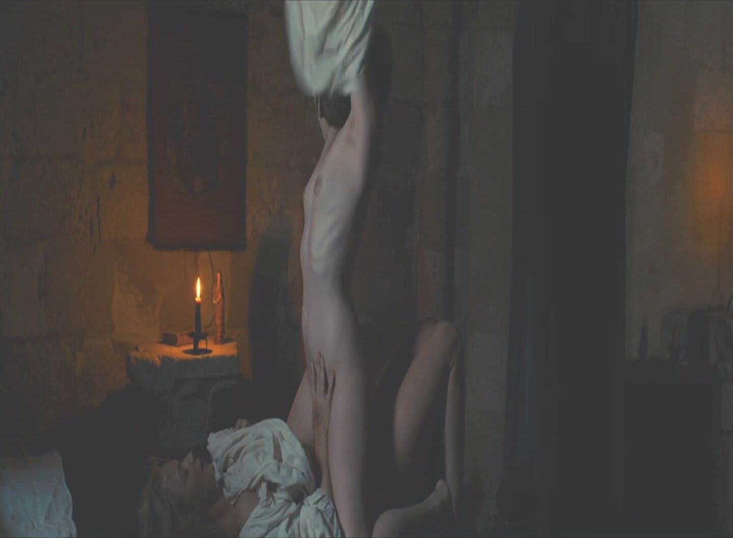 Daphne Patakia and Virginie Efira in Benedetta