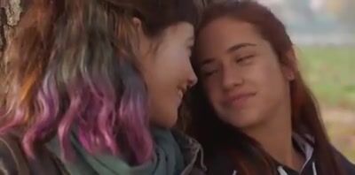Mireia Oriol and Asia Ortega in The Hockey Girls