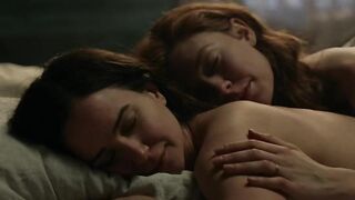 Lesbian Plot: Vanessa Kirby (The Crown) and Katherine Waterston (Fantastic Beasts) in The World To Cum #4