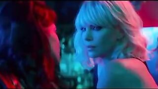Lesbian Plot: Charlize Theron and Sofia Boutella in Atomic Blonde. #1