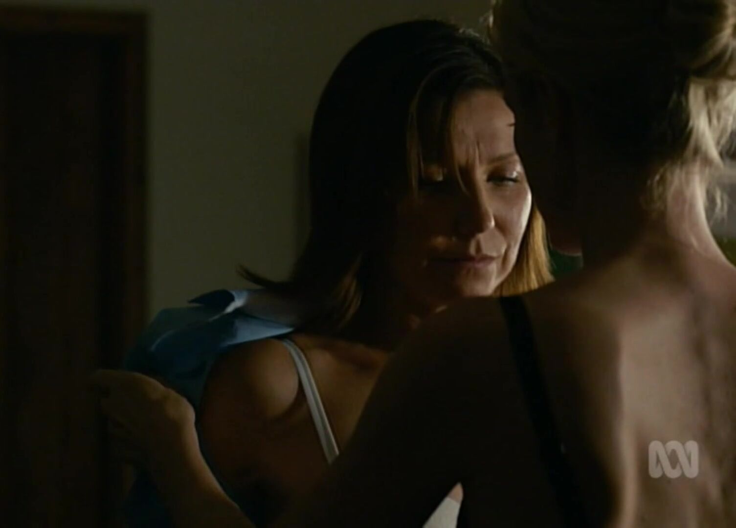 Anita Hegh (breasts) and Marta Dusseldorp in "Janet King" [S02E07-2016]
