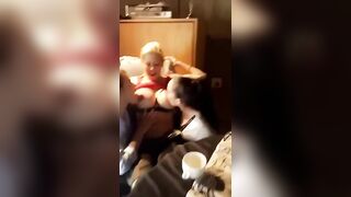 Lesbians: Sucking mommy’s tits #3