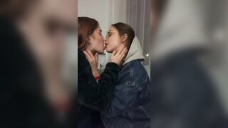 Lesbians: Kiss that reveals many secrets #3