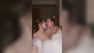 Lesbians: Making out in the Bath tub !!! #2