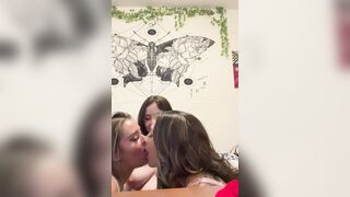Lesbians: Boobs Lesbian Threesome Porn GIF by Kikibeeworld #3