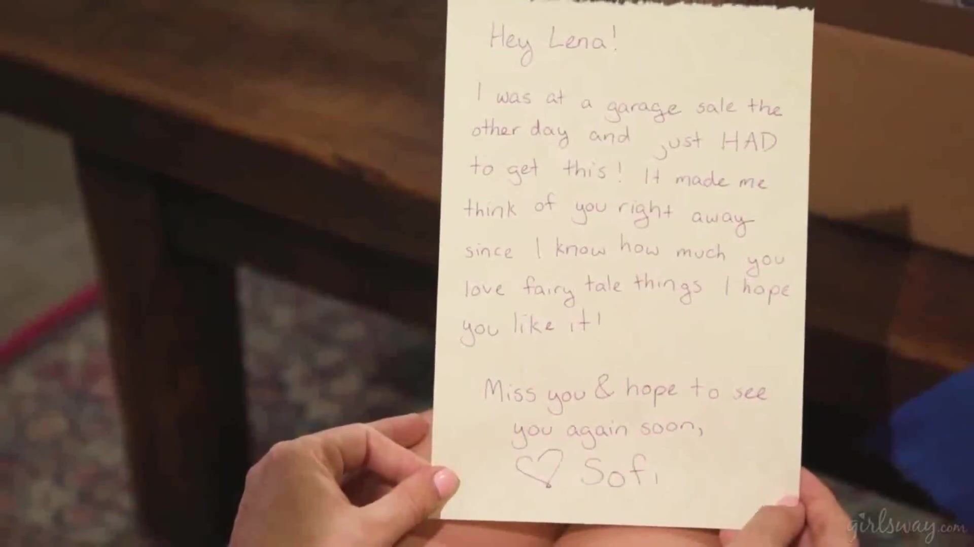 Angela genie making Lena's wish cum true