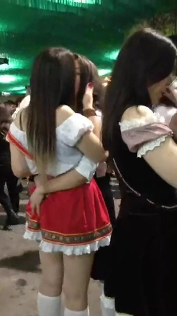 They can't take their hands off each other