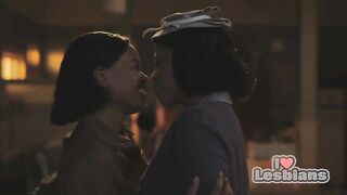 ilovelesbians: Chante Adams & Marinda Anderson (A League Of Their Own - s01e02) *NO MUSIC* #2