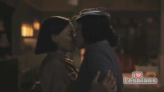 ilovelesbians: Chante Adams & Marinda Anderson (A League Of Their Own - s01e02) *NO MUSIC* #3